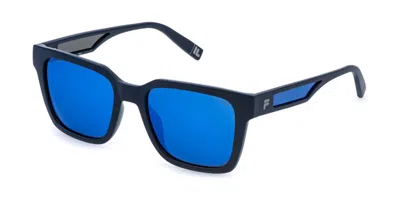 Fila Sfia14 C03z Men's Sunglasses Blue Size 54