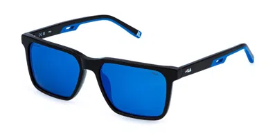 Fila Sfib06 700z Occhiali Da Sole Neri Per Uomo In Black