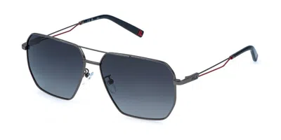 Fila Sfib09 613p Occhiali Da Sole Argentati Per Uomo