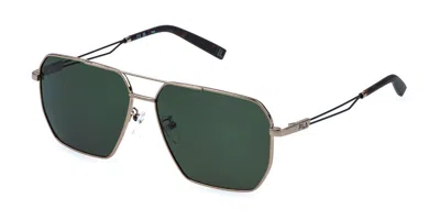 Fila Sfib09 8ffp Men's Sunglasses Gold Size 61 In Neutral