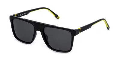Fila Sfid20 Z42p Occhiali Da Sole Neri Per Uomo In Black