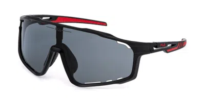 Fila Sfid69 0u28 Occhiali Da Sole Neri Per Uomo In Black