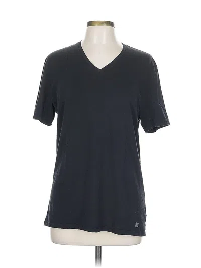 Pre-owned Fila Short Sleeve T-shirt In Black