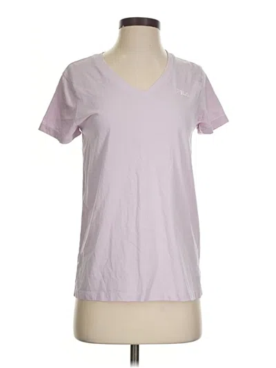 Pre-owned Fila Short Sleeve T-shirt In Pink