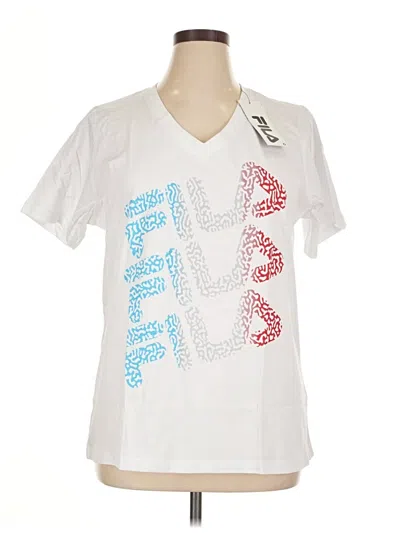 Fila Short Sleeve T-shirt In White