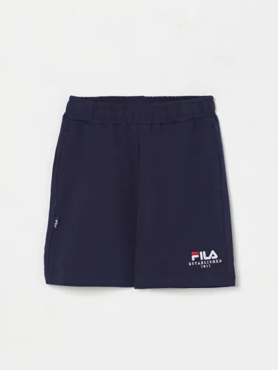 Fila Kids' Shorts  Kinder Farbe Blau
