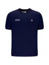 Fila Silvio Logo-patch T-shirt In Blue