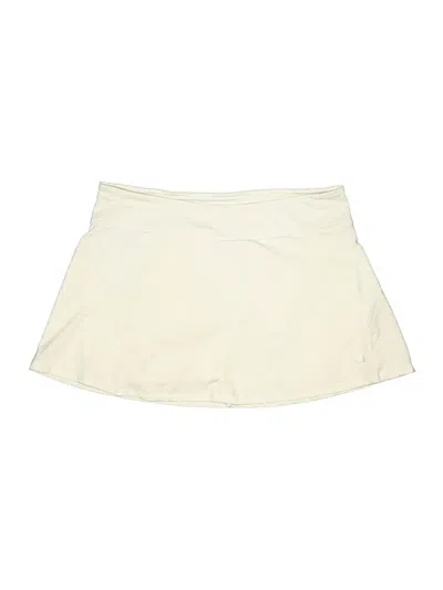Pre-owned Fila Skort In Ivory