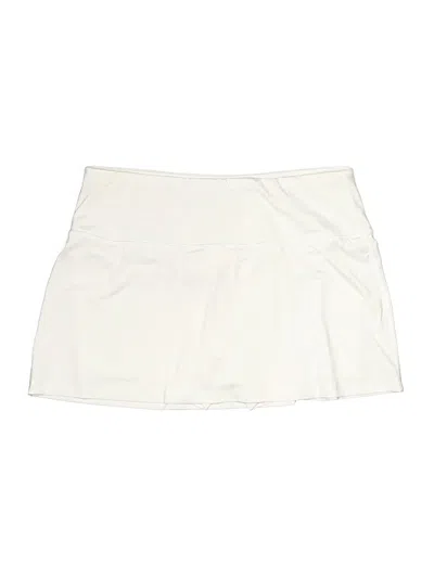 Pre-owned Fila Skort In Ivory
