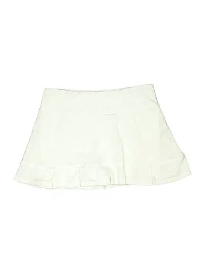 Pre-owned Fila Skort In Ivory
