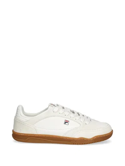 Fila Slantshot Panelled Lace-up Sneakers In Neutral