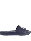 Fila Sleek Bx Logo Slides In Blue