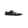 Fila Sleek Black Laced Sports Sneakers In Black