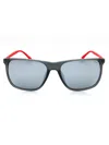 Fila Sleek Rectangular Men's Sunglasses In Gray