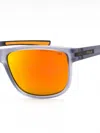 Fila Sleek Rectangular Sunglasses For Men In Metallic