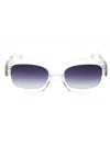 Fila Sleek Rectangular Women's Sunglasses In Blue