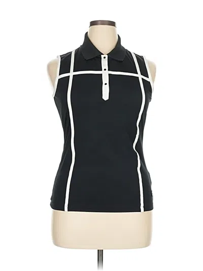 Pre-owned Fila Sleeveless Blouse In Black