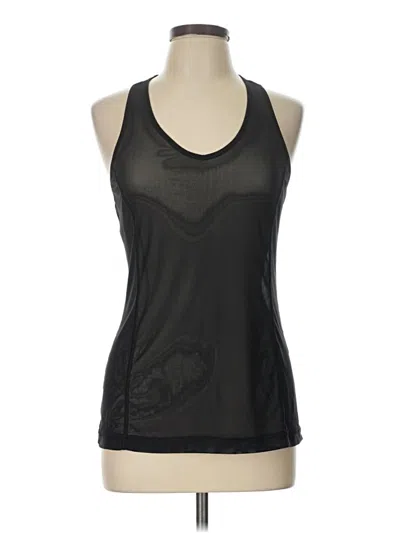 Pre-owned Fila Sleeveless Top Black Halter Neckline Tops