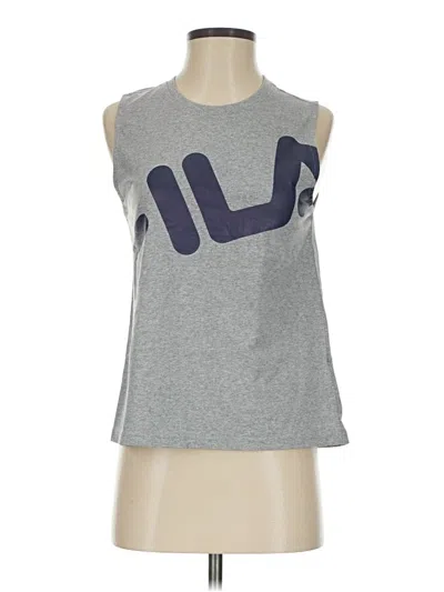 Pre-owned Fila Sleeveless T-shirt In Gray