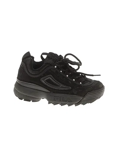 Pre-owned Fila Kids'  Sneakers In Black