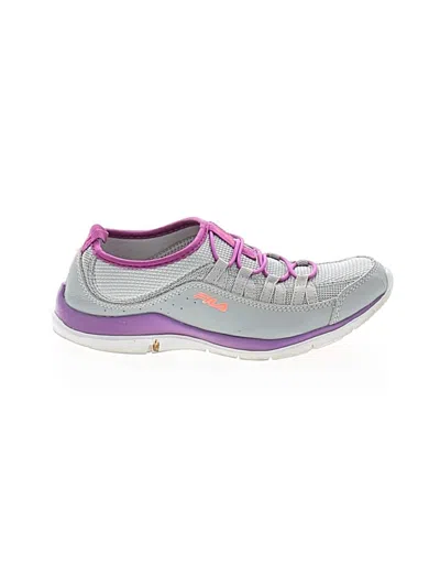 Pre-owned Fila Sneakers In Gray