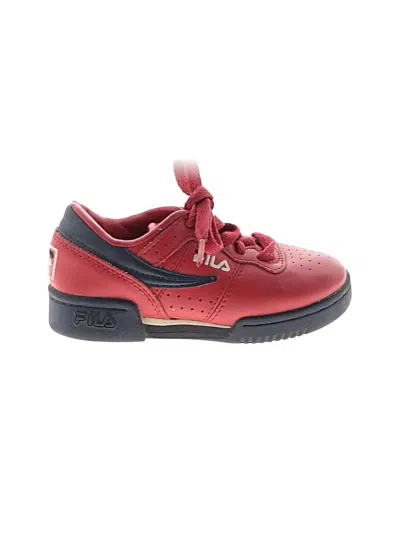 Pre-owned Fila Kids'  Sneakers In Red