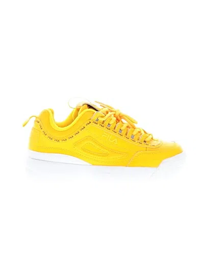Pre-owned Fila Sneakers In Yellow