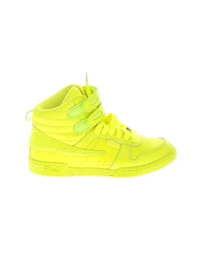 Pre-owned Fila Sneakers In Yellow