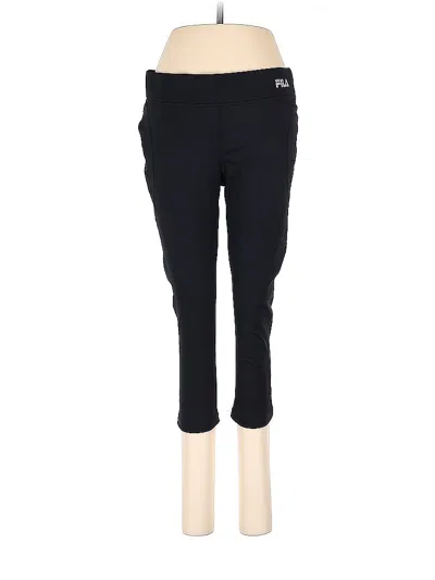 Pre-owned Fila Sport Active Pants In Black