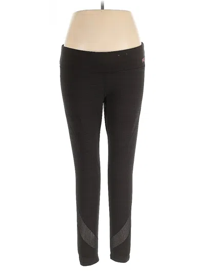 Pre-owned Fila Sport Active Pants In Black