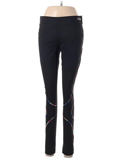 Pre-owned Fila Sport Active Pants In Black