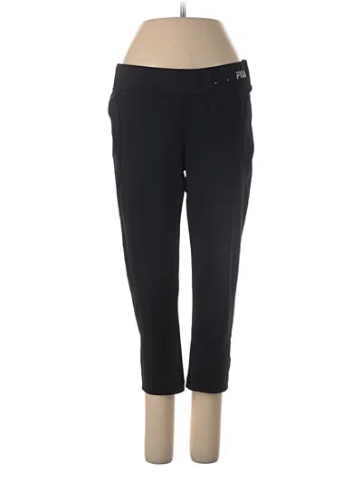Pre-owned Fila Sport Active Pants In Black