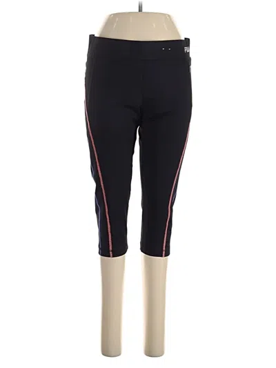 Pre-owned Fila Sport Active Pants In Black