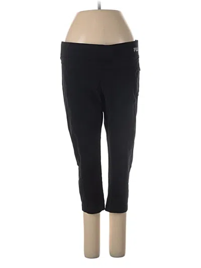 Pre-owned Fila Sport Active Pants In Black