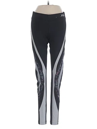 Pre-owned Fila Sport Active Pants In Black
