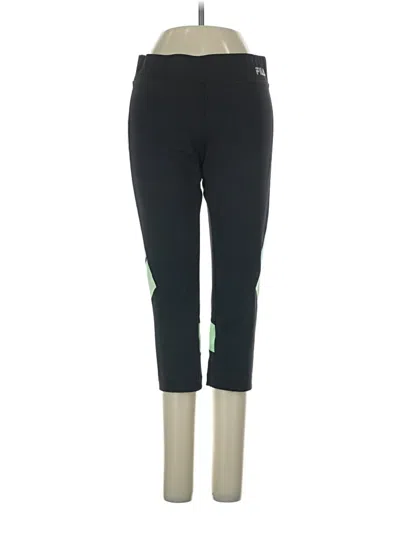 Pre-owned Fila Sport Active Pants In Black