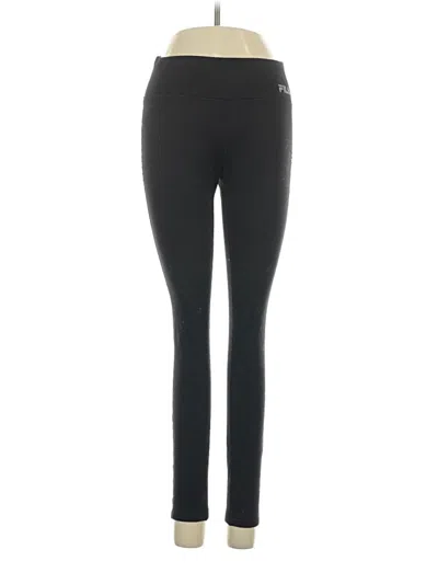 Pre-owned Fila Sport Active Pants In Black