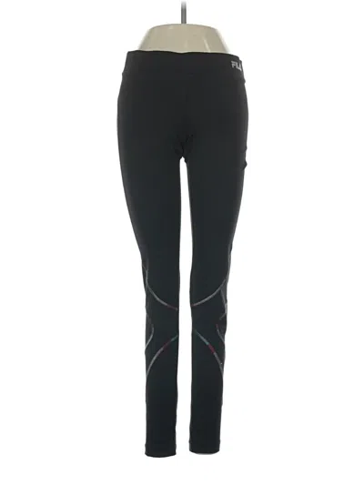 Pre-owned Fila Sport Active Pants In Black