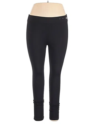 Pre-owned Fila Sport Active Pants In Black
