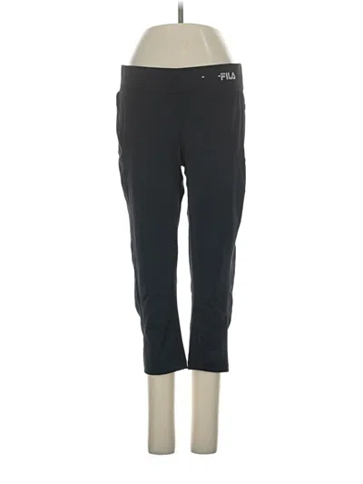 Pre-owned Fila Sport Active Pants In Black