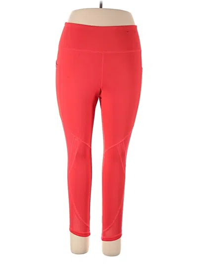 Pre-owned Fila Sport Active Pants In Red