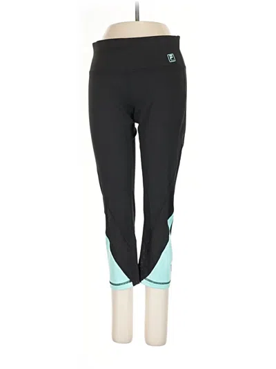 Pre-owned Fila Sport Active Pants In Teal