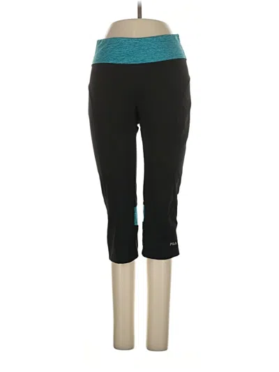 Pre-owned Fila Sport Active Pants In Teal
