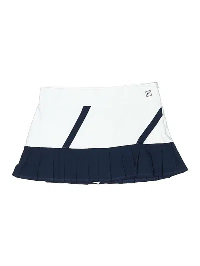 Pre-owned Fila Sport Active Skort In White