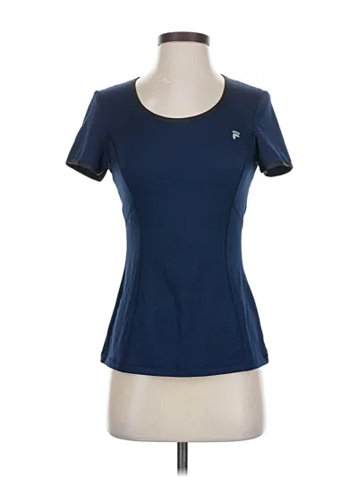 Pre-owned Fila Sport Active T-shirt In Blue