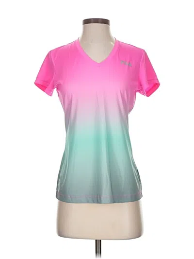 Pre-owned Fila Sport Active T-shirt In Pink