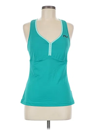 Pre-owned Fila Sport Active Tank Top In Blue