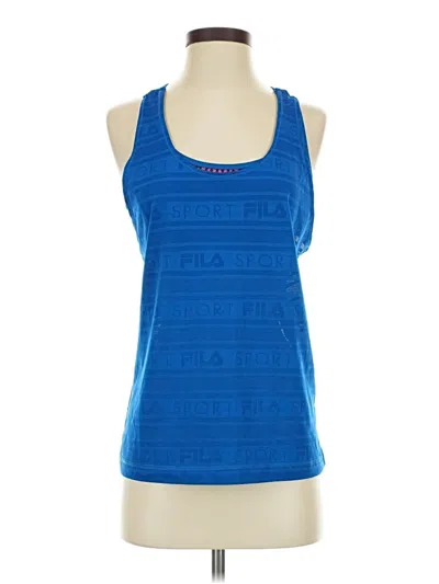 Pre-owned Fila Sport Active Tank Top In Blue