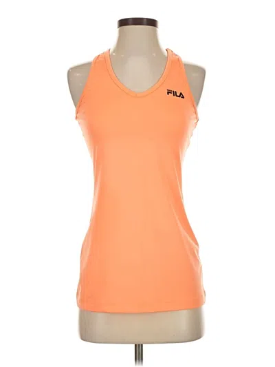 Pre-owned Fila Sport Active Tank Top In Orange