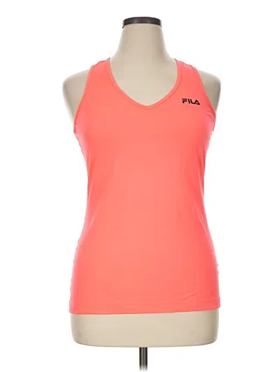 Pre-owned Fila Sport Active Tank Top In Orange